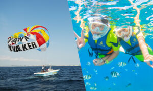 パラセール＋ボートスノーケル